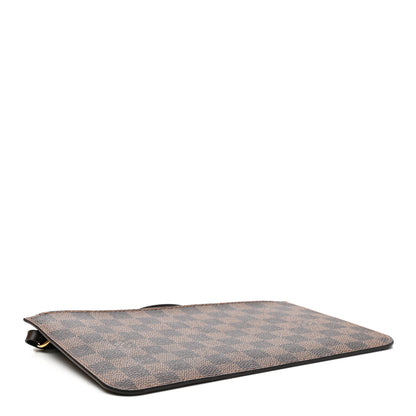 Louis Vuitton Damier Ebene Neverfull MM GM Pochette Rose Ballerine 4 of 8