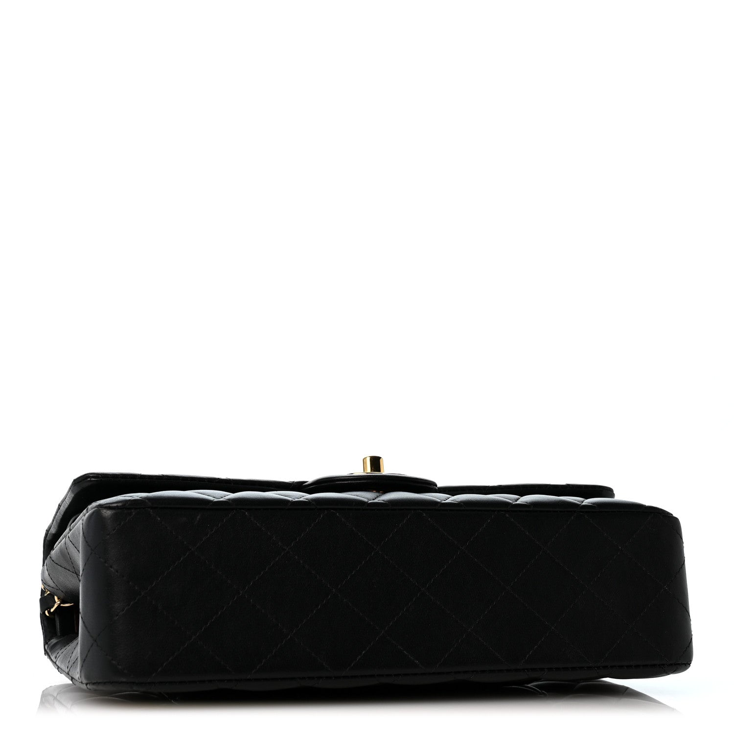 Chanel Lambskin Quilted Medium Double Flap Black 4 of 13