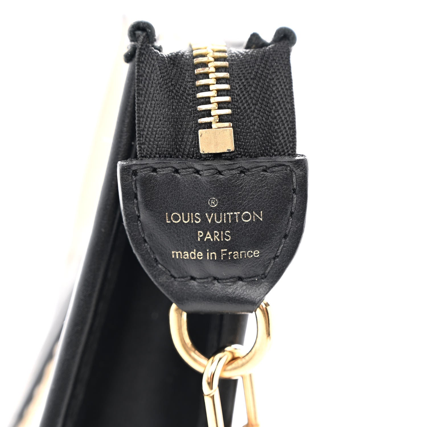 Louis Vuitton Raffia Calfskin Monogram Giant Pouch 6 of 9