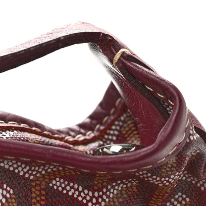Goyard Goyardine Fidji Zip Hobo Burgundy 11 of 13