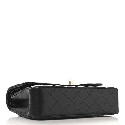 Chanel Lambskin Quilted Medium Double Flap Black 4 of 11
