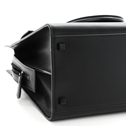 Saint Laurent Grain De Poudre Medium Uptown Tote Black 9 of 10