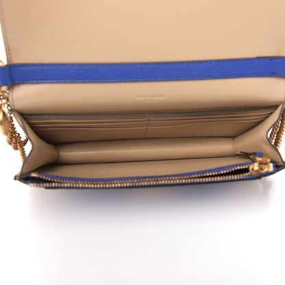 Givenchy Goatskin Suede GV3 Mini Chain Bag Midnight Blue 4 of 8