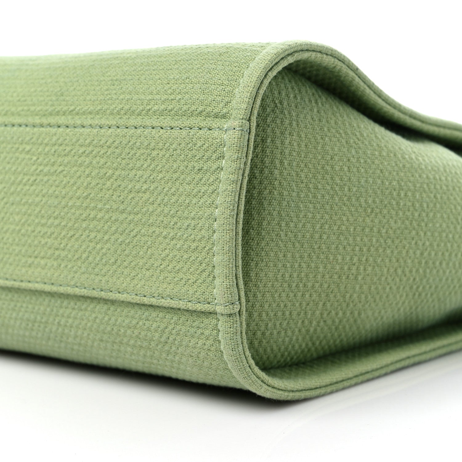 Chanel Mixed Fibers Small Deauville Tote Green 9 of 9
