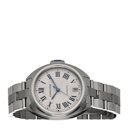 Cartier Stainless Steel 35mm Cle De Cartier Automatic Watch 2 of 5