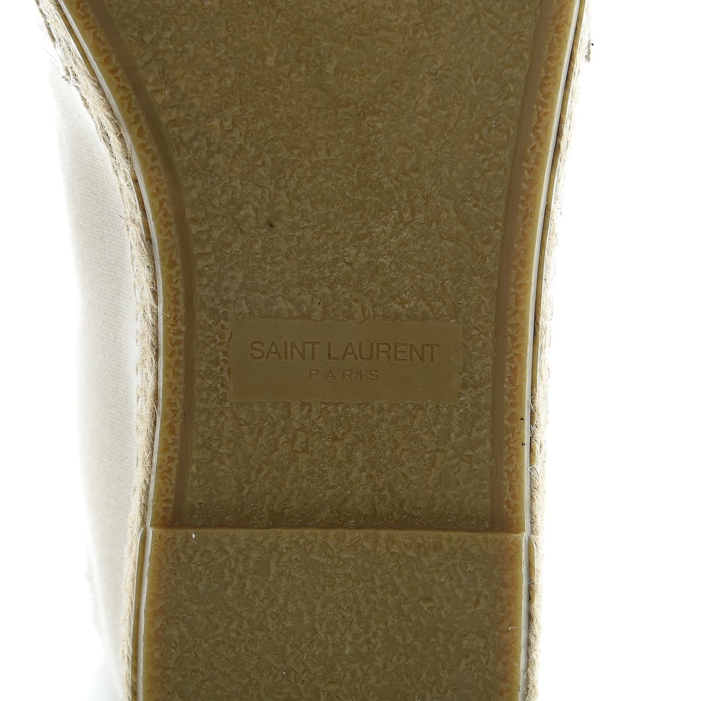 Canvas Elba Logo Embroidered Espadrilles 45 Panna