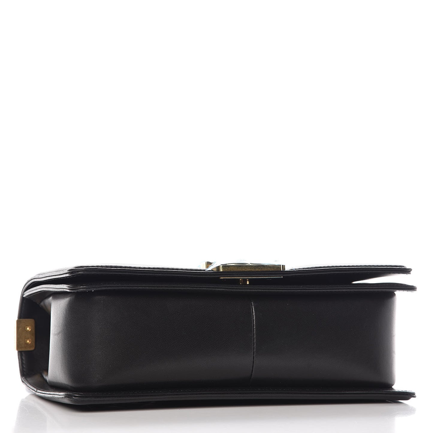 Lambskin Quilted Medium Boy Flap Black