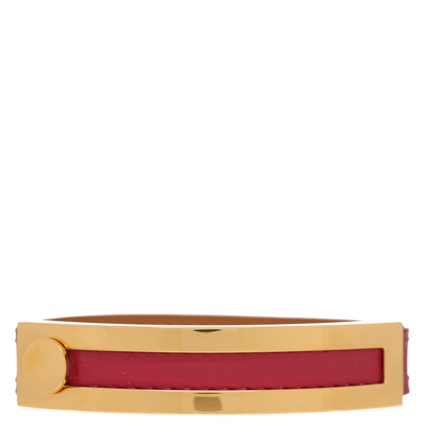Hermes Chevre Mysore Pousse Pousse Bracelet Rouge Vif 1 of 3