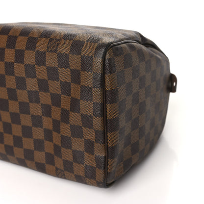 Louis Vuitton Damier Ebene Speedy 30 9 of 12