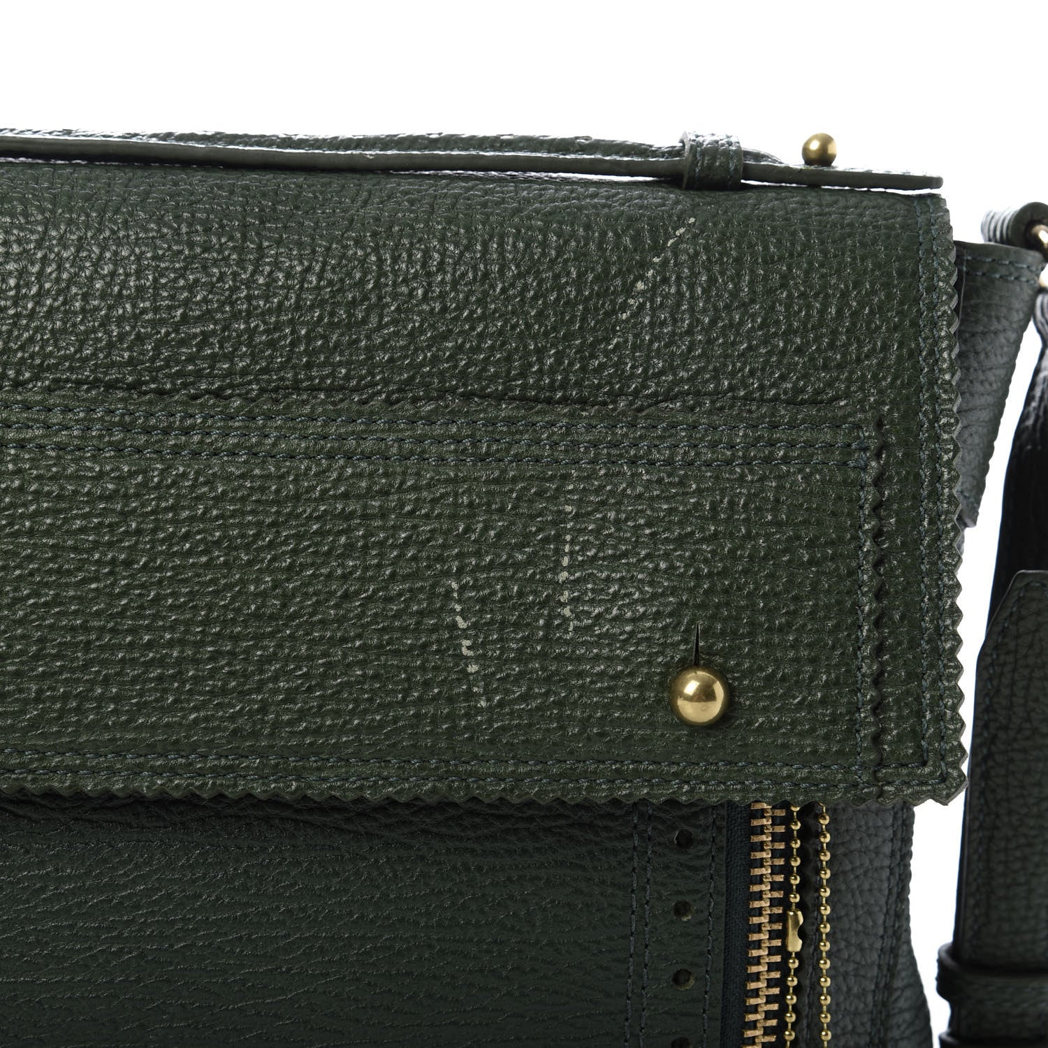3.1 Phillip Lim 3.1 Shark Embossed Calfskin Pashli Messenger Jade 10 of 10