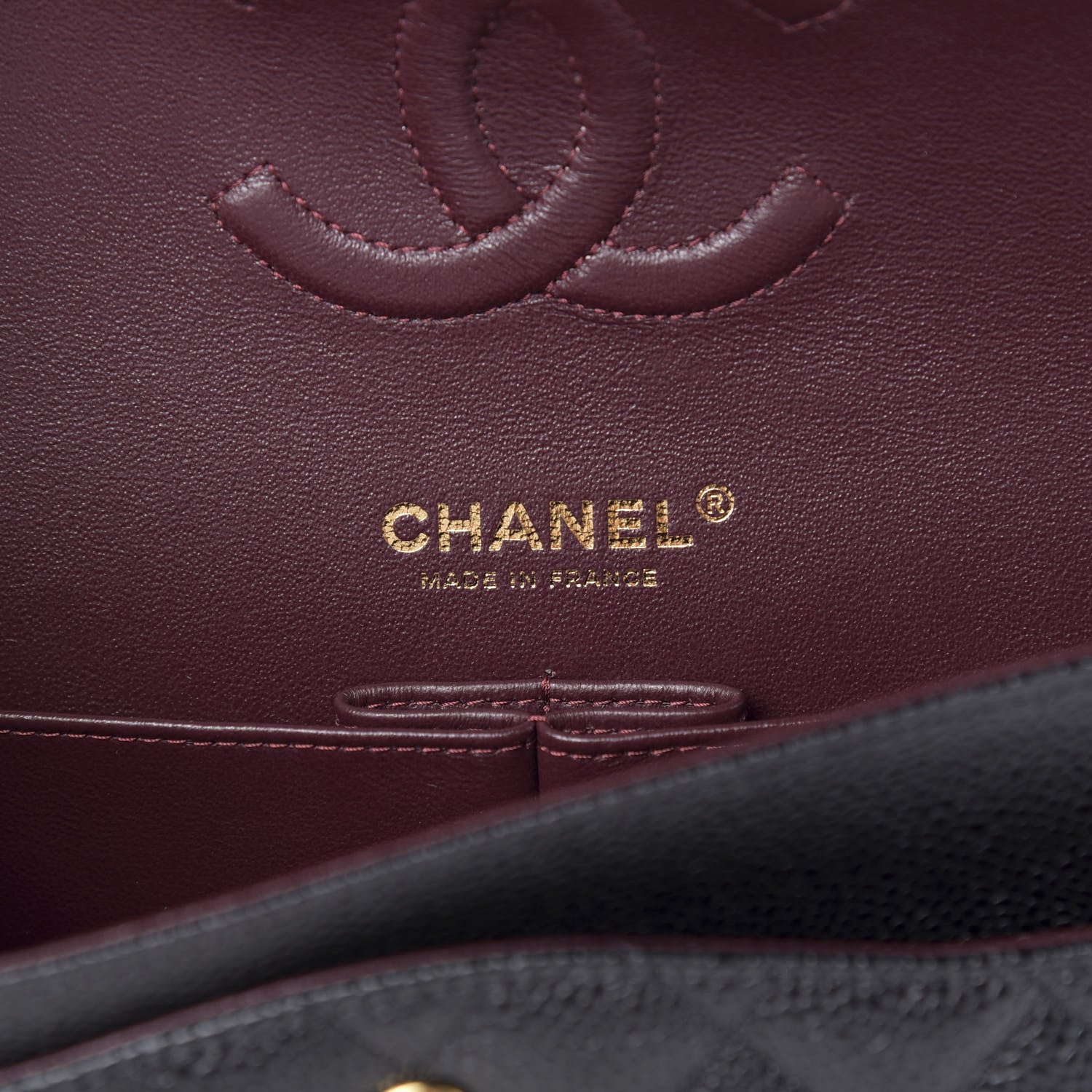 Chanel Caviar Quilted Medium Double Flap Black 7 of 12