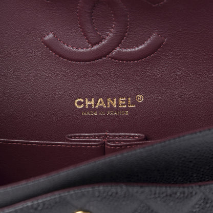 Chanel Caviar Quilted Medium Double Flap Black 7 of 12