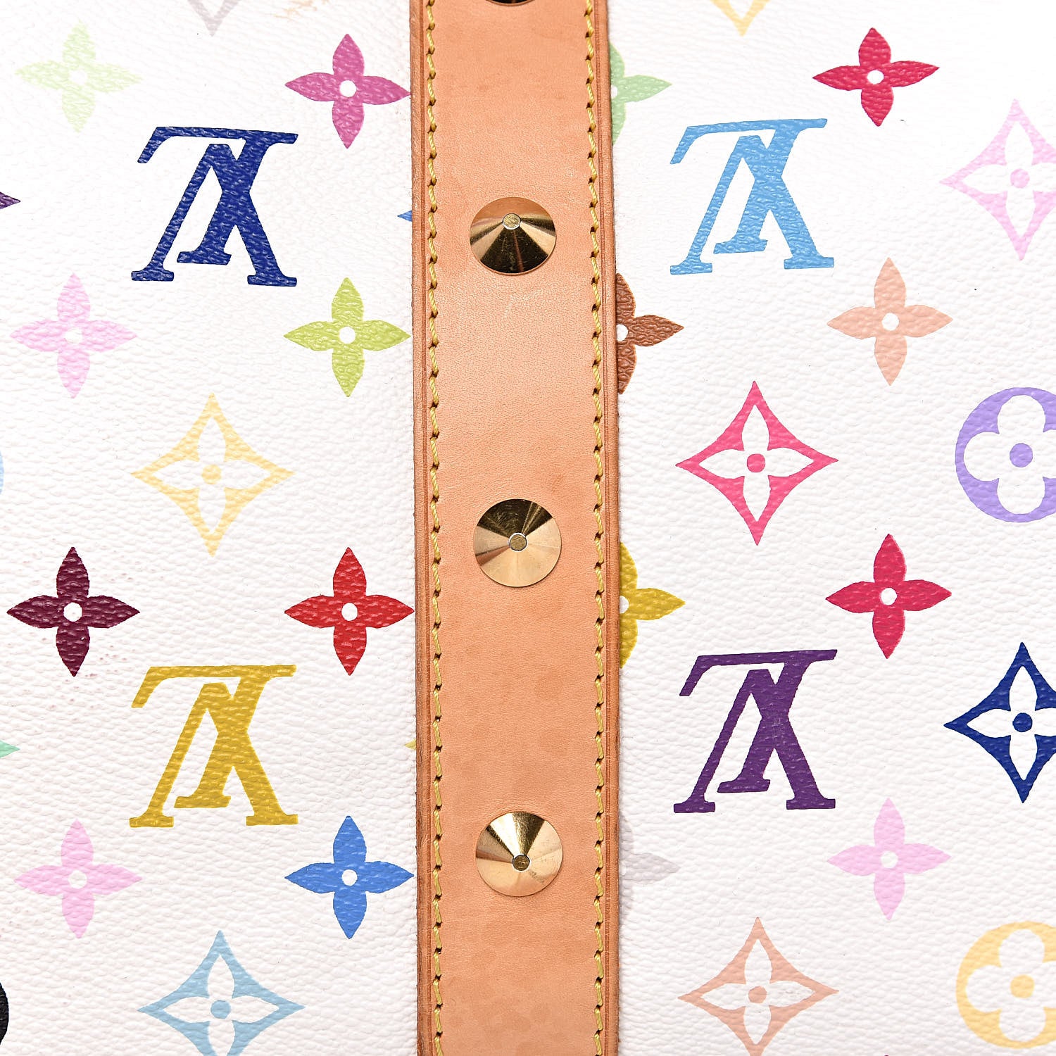Louis Vuitton Monogram Multicolor Keepall 45 White 16 of 18