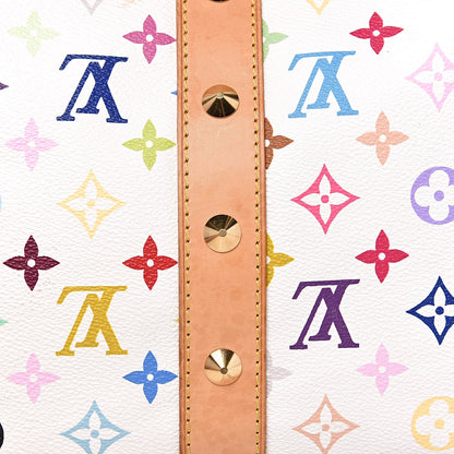 Louis Vuitton Monogram Multicolor Keepall 45 White 16 of 18
