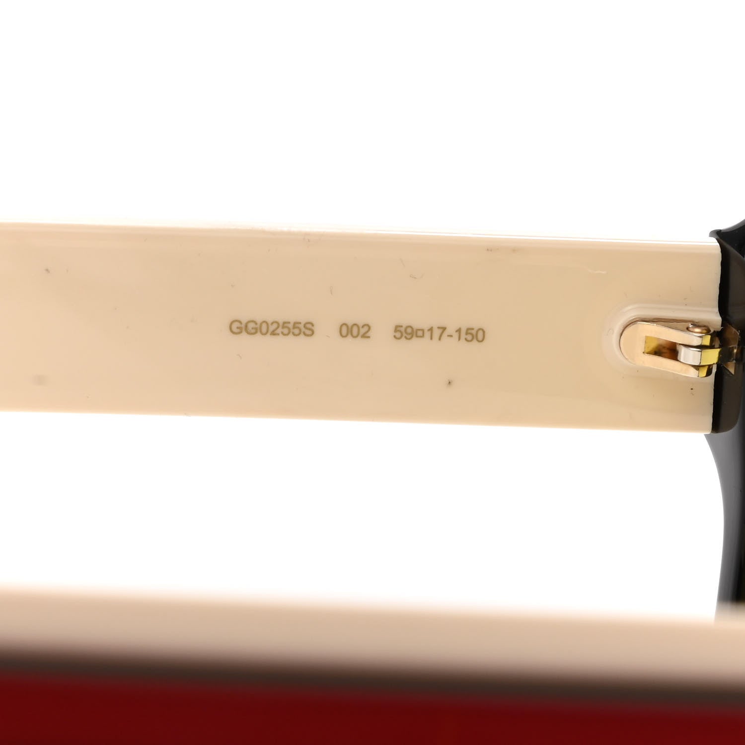 Gucci Acetate Sunglasses GG0255S Black Yellow 5 of 8