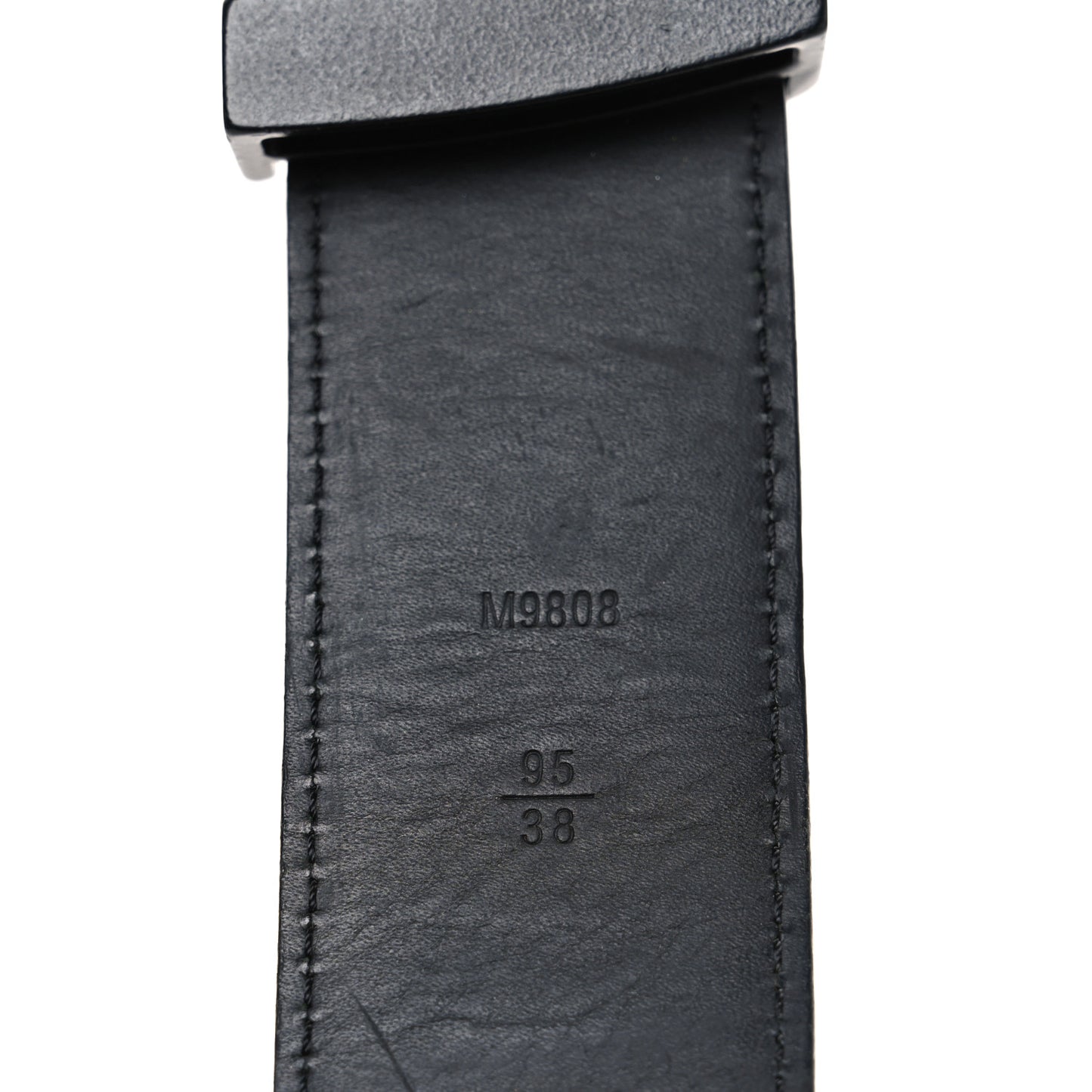 Damier Graphite 40mm LV Initiales Belt 95 38