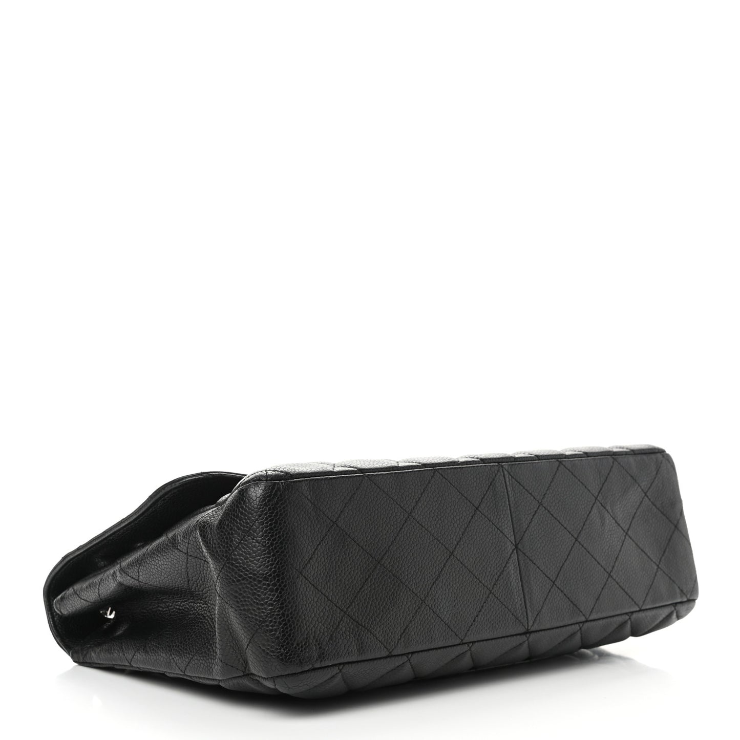 Caviar Quilted Jumbo Single Flap Black