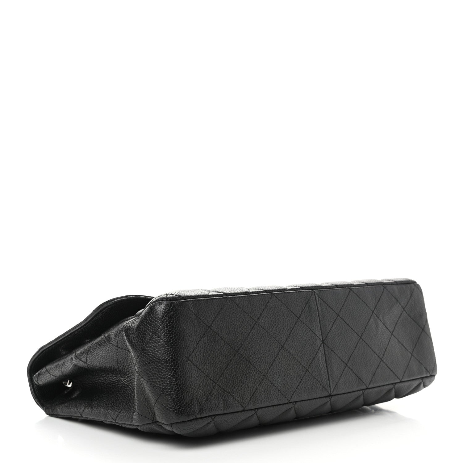 Chanel Caviar Quilted Jumbo Single Flap Black 3 of 10