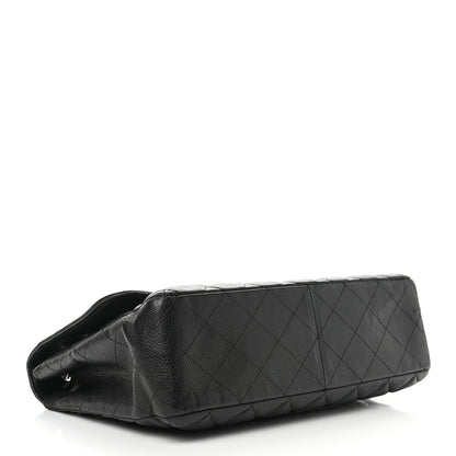 Chanel Caviar Quilted Jumbo Single Flap Black 3 of 10
