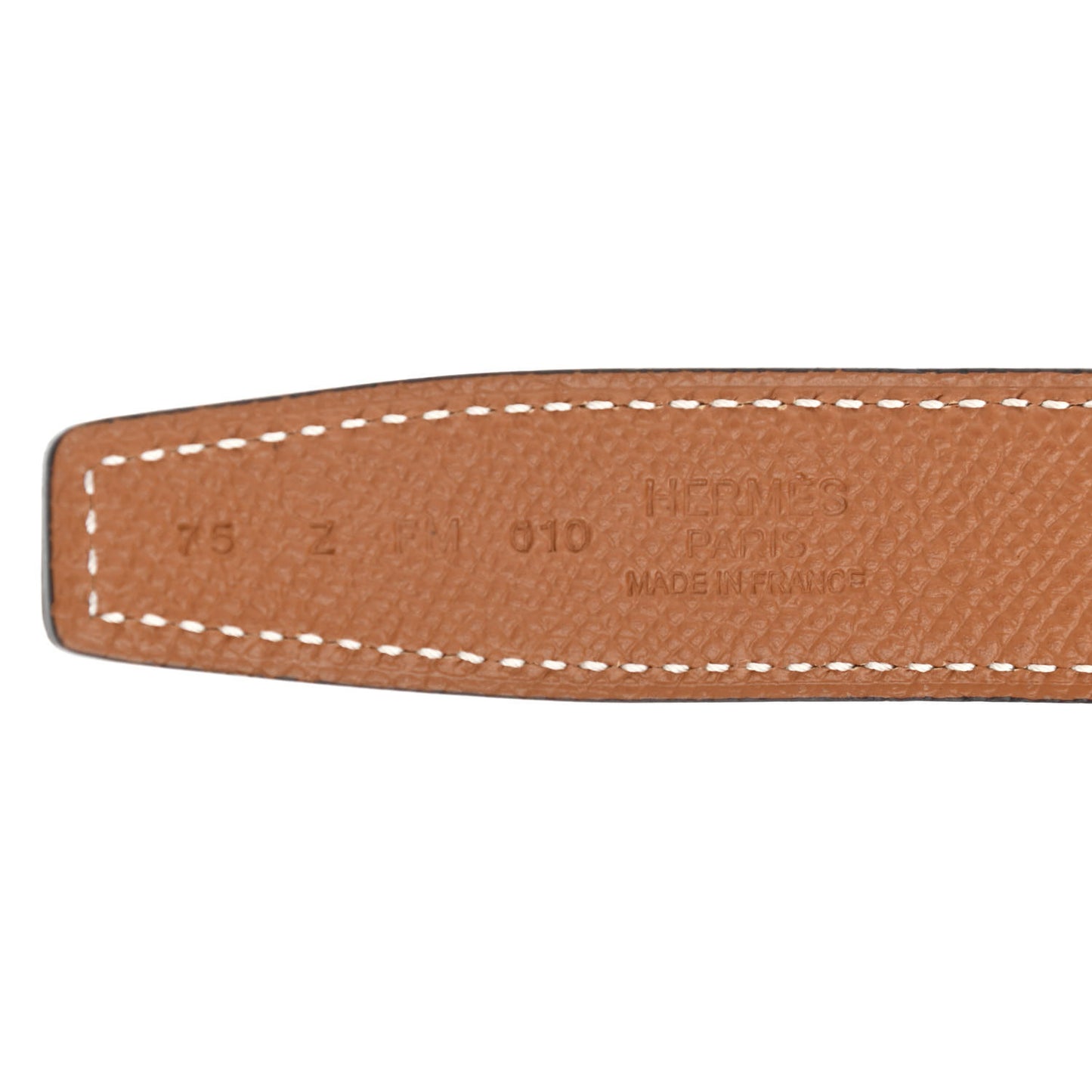 Swift Epsom 24mm Belt Strap 75 Black Gold