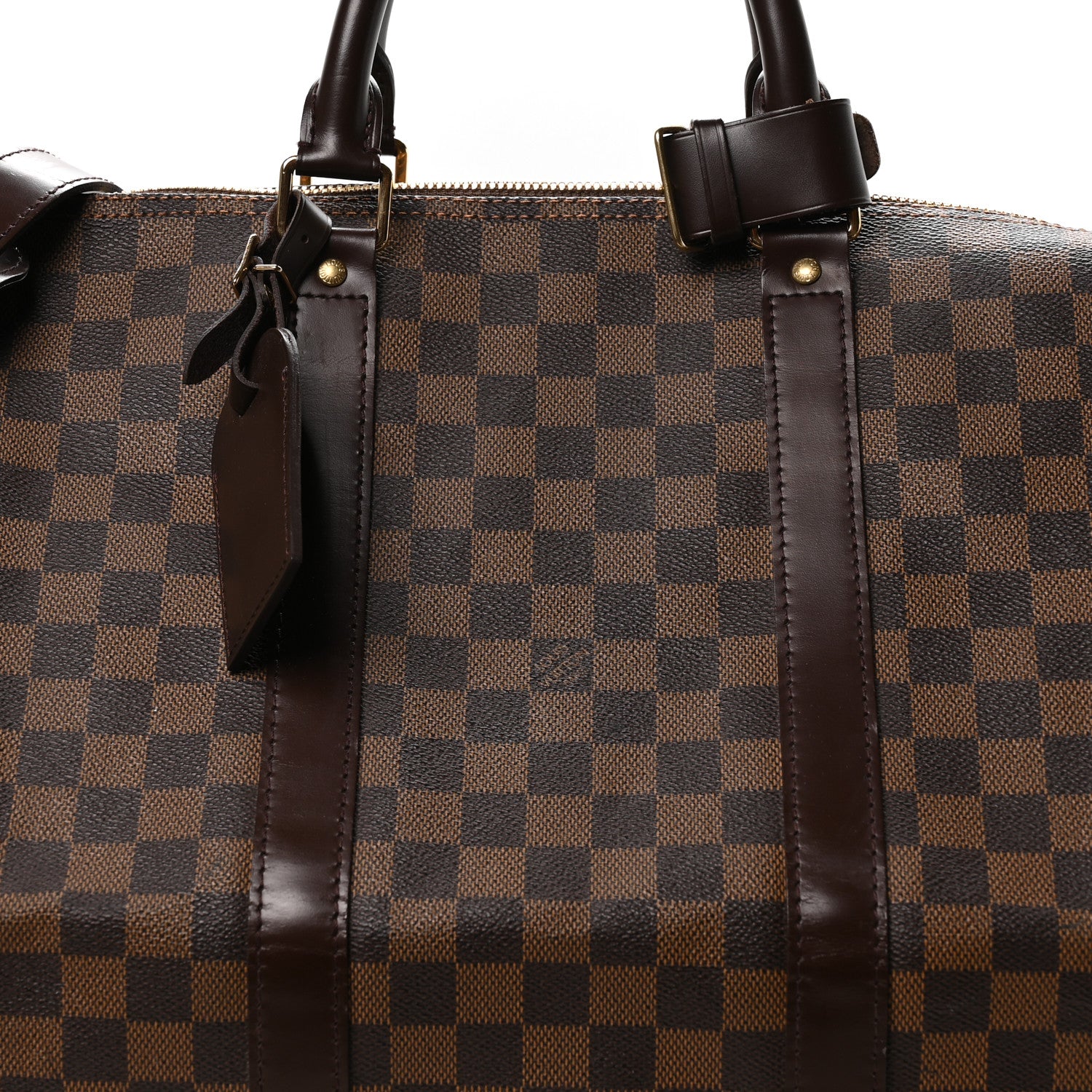 Louis Vuitton Damier Ebene Keepall Bandouliere 55 7 of 9