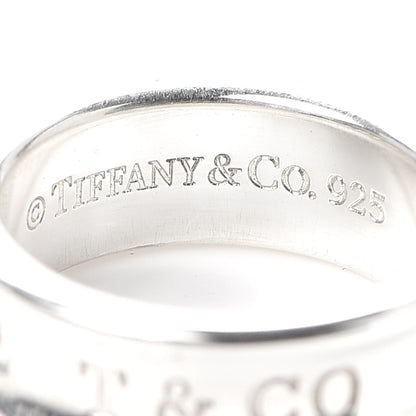 Tiffany Sterling Silver 1837 Band Ring 50 5.25 4 of 4