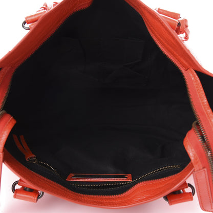 Balenciaga Agneau Classic Hardware City Rouge Coquelicot Rouge Braise 5 of 11