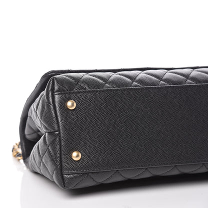 Chanel Caviar Quilted Small Coco Handle Flap Black 8 of 10