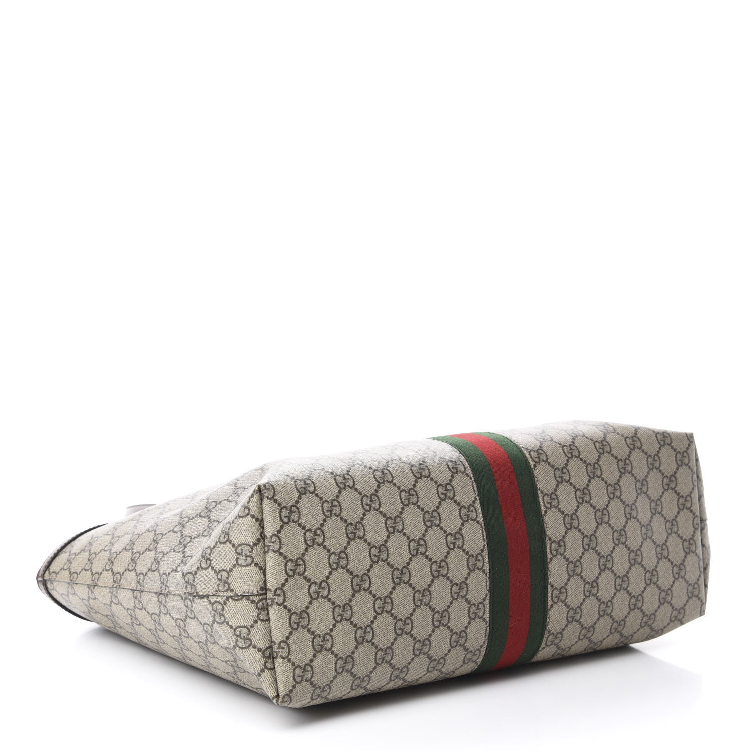 Gucci GG Supreme Monogram Medium Ophidia Shopping Tote Brown 4 of 11