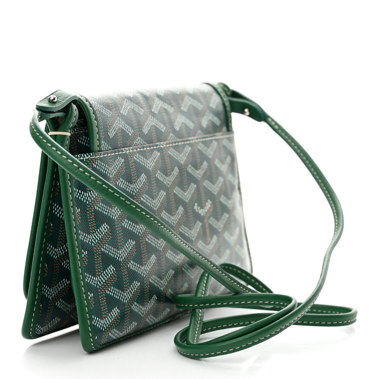 Goyard Goyardine Plumet Wallet Clutch Green 3 of 10