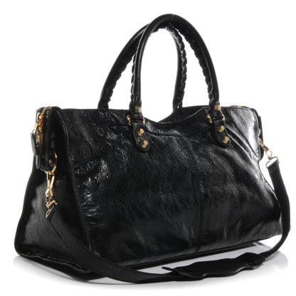 Balenciaga Agneau Giant 12 Gold Hardware Part Time Black 3 of 9