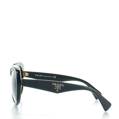 Prada Cat Eye Sunglasses SPR 12P Black 2 of 6
