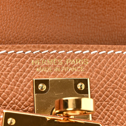 Hermes Epsom Kelly En Desordre Sellier 20 Gold 6 of 11