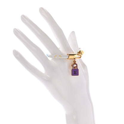 Louis Vuitton Monogram Multicolor Luck It Bracelet 19 White 2 of 5
