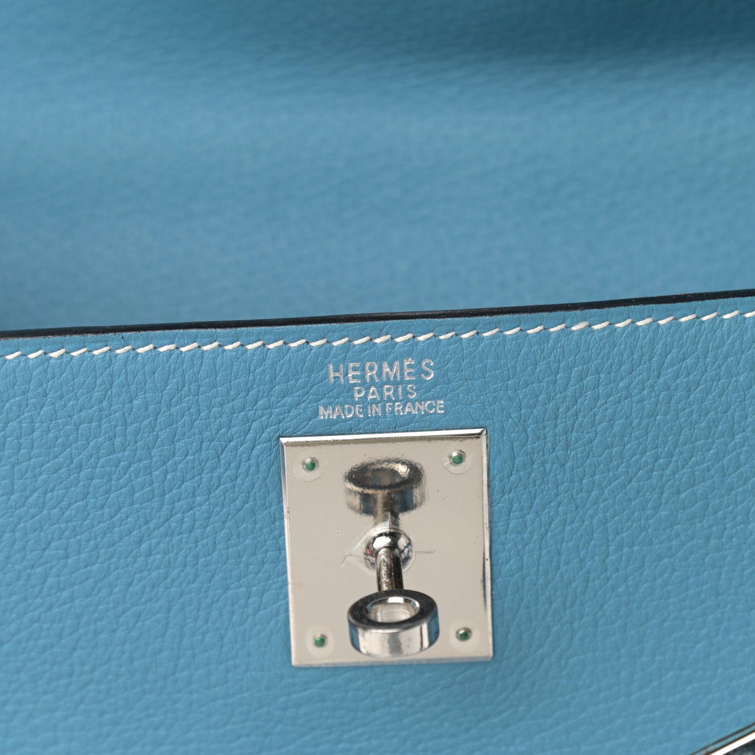 Hermes Taurillon Clemence Kelly Retourne 32 Blue Jean 6 of 12