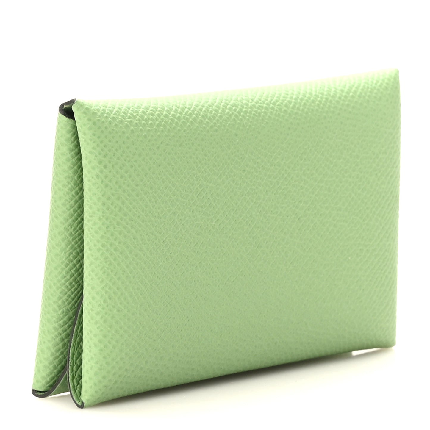 Epsom Calvi Duo Card Case Vert Criquet