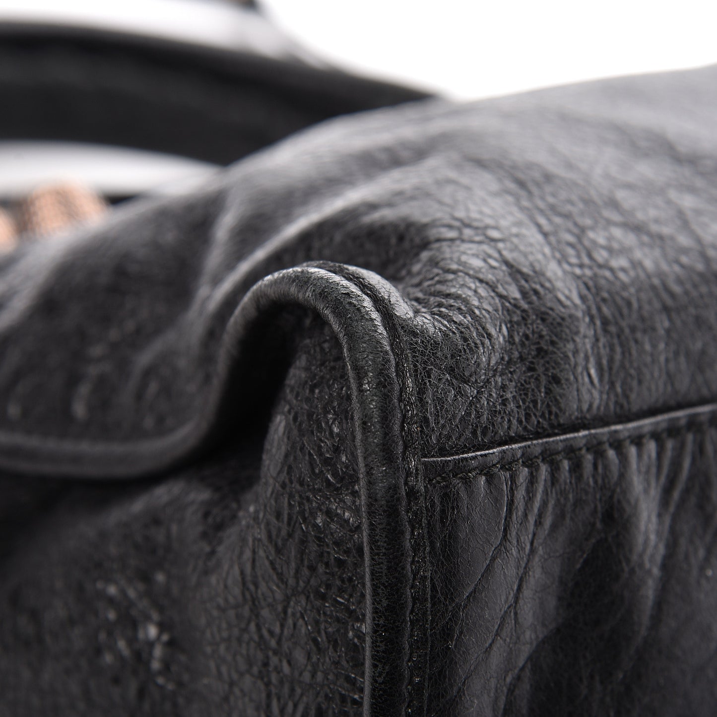 Agneau Giant 21 Rose Gold Hardware City Black