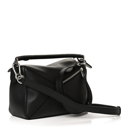 Loewe Calfskin Small Puzzle Bag Black 3 of 12