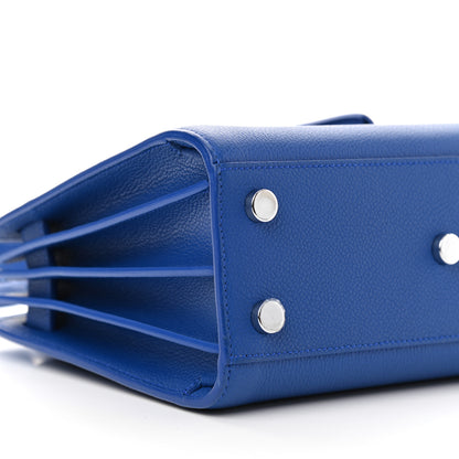 Saint Laurent Grained Calfskin Nano Sac De Jour Royal Blue 9 of 10