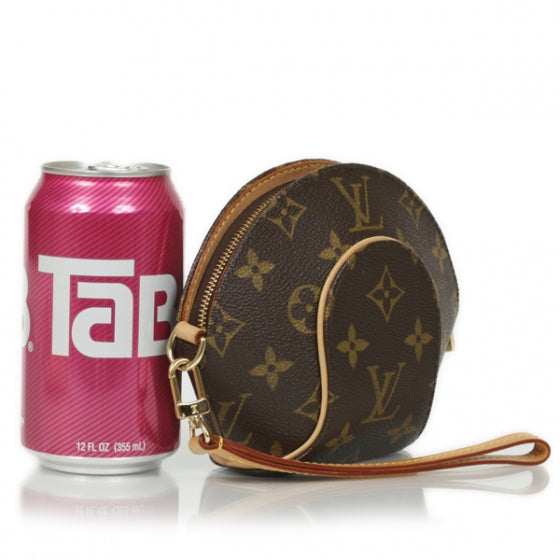 Louis Vuitton Monogram Mini Ellipse Wristlet Clutch 2 of 10