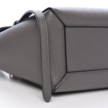 Celine Grained Calfskin Micro Belt Bag Grey 7 of 10