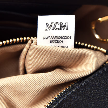 MCM Visetos Millie Wallet On Chain Cognac Black 7 of 10