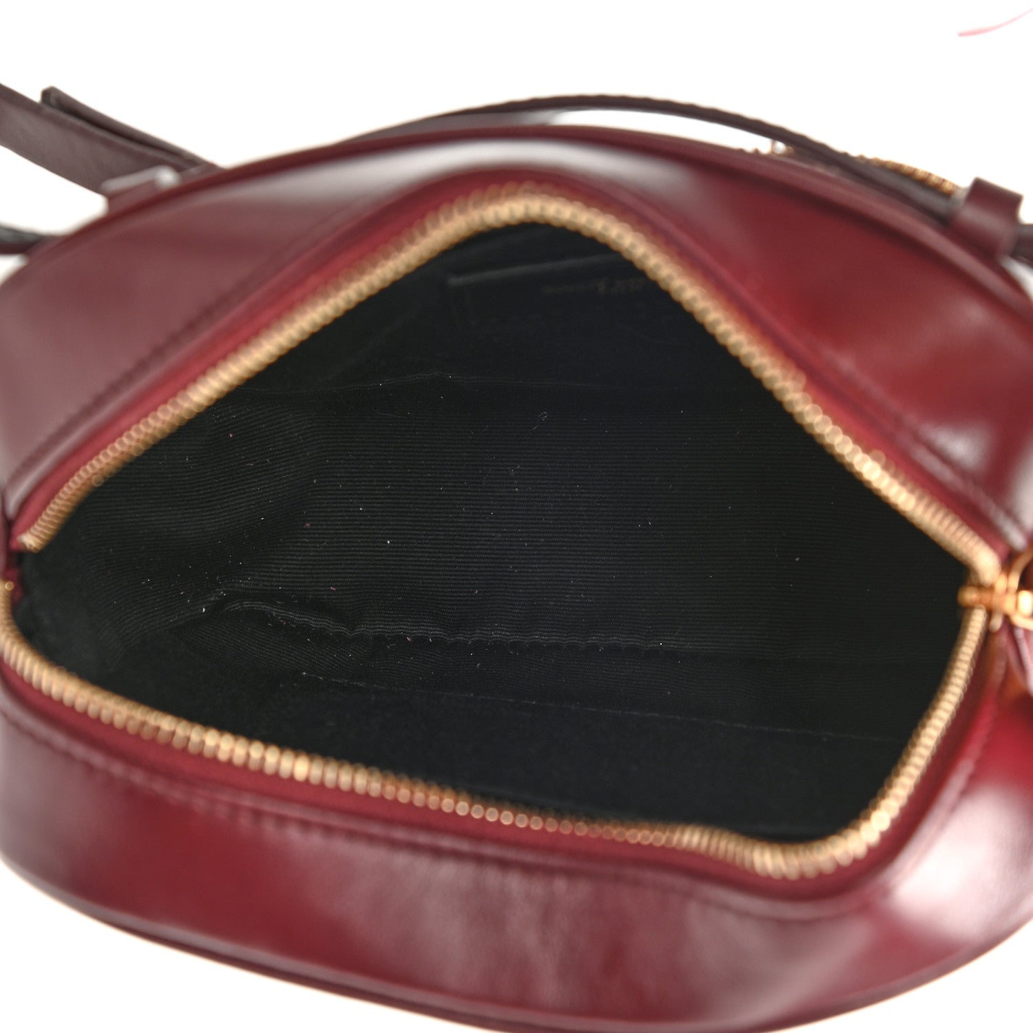 Saint Laurent Calfskin Matelasse Monogram Lou Belt Bag Dark Legion Red 5 of 11