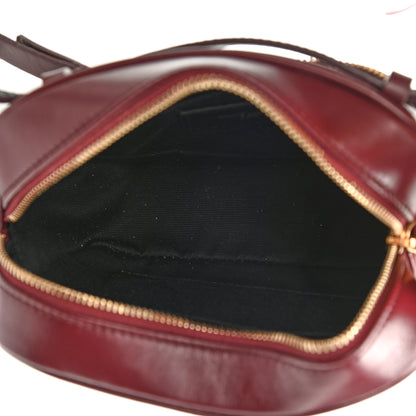 Saint Laurent Calfskin Matelasse Monogram Lou Belt Bag Dark Legion Red 5 of 11