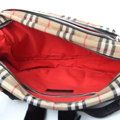 Burberry Cotton Vintage Check Large Cannon Bum Bag Archive Beige 6 of 12