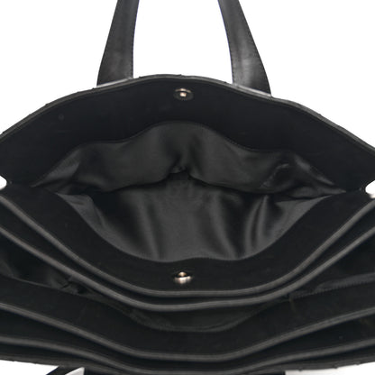 Chanel Lambskin Quilted Large Easy Carry Shopping Tote Black 7 of 16