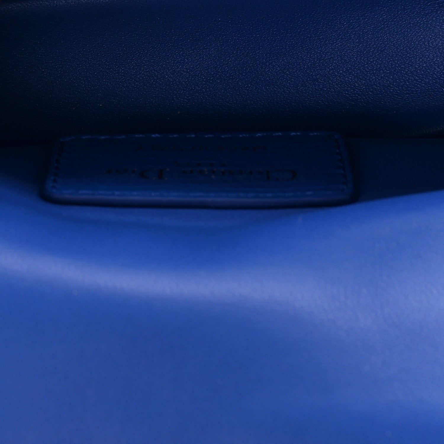 Christian Dior Supple Calfskin Cannage Micro Caro Bag Greece Greece Blue 5 of 9