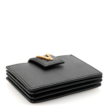 Versace Saffiano Virtus Accordion Wallet Black 4 of 6