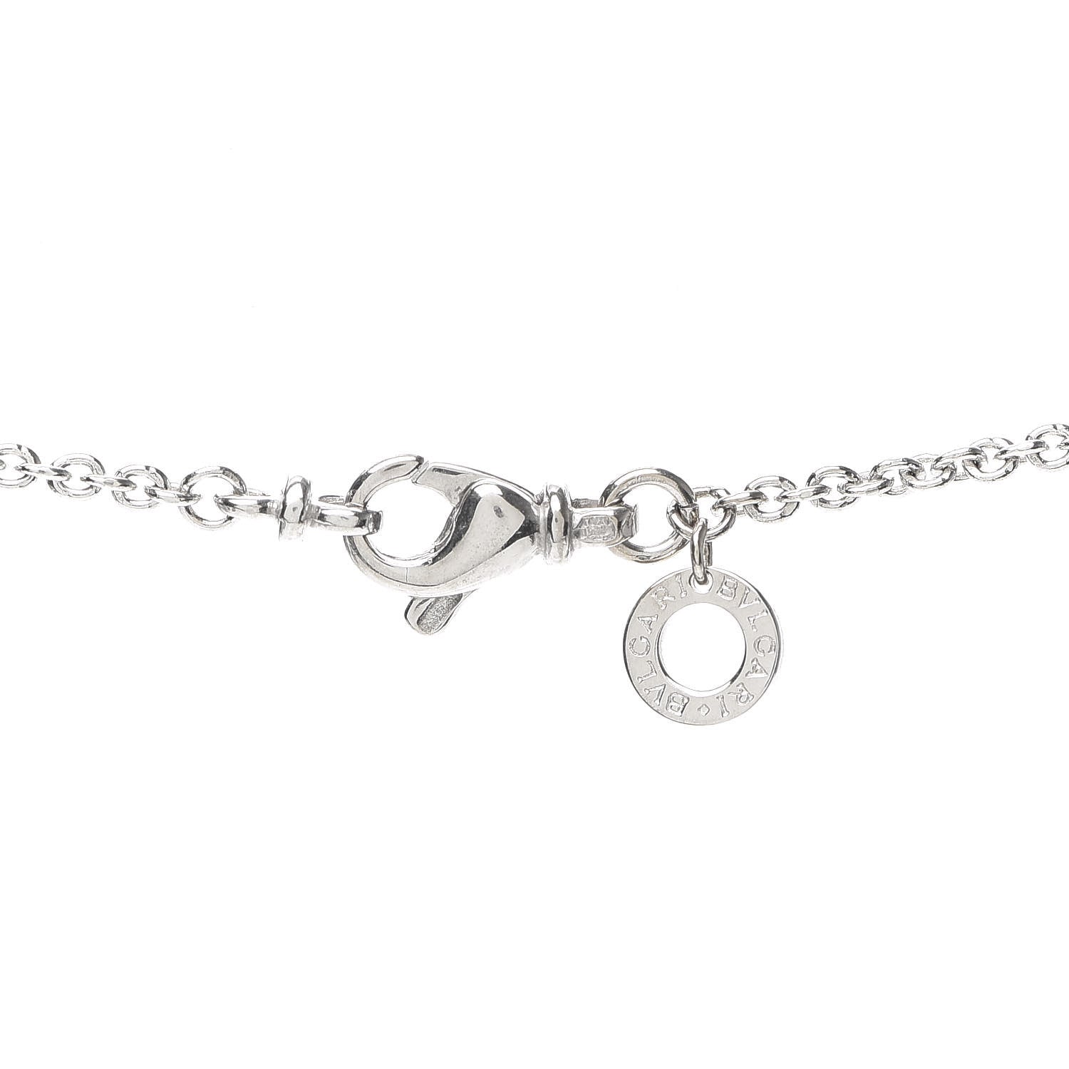 Bulgari 18K White Gold B.Zero1 Pendant Necklace 5 of 5