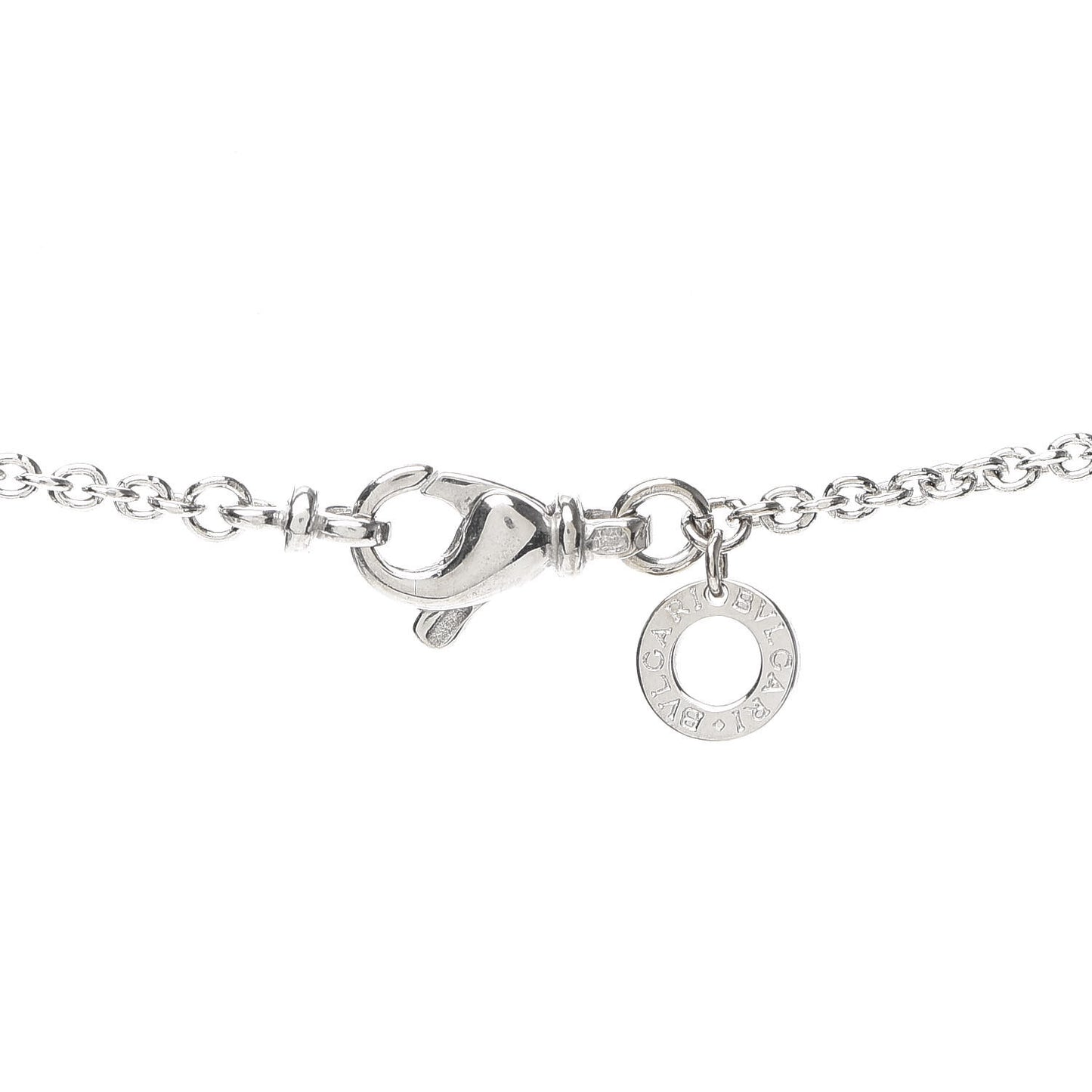 18K White Gold B.Zero1 Pendant Necklace